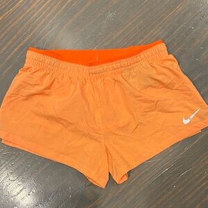 Nike Women's Orange Athletic Shorts
